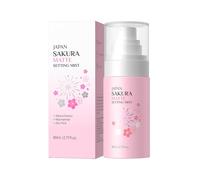 Spray hydratant pour le maquillage, brume hydratante Fix Mist, spray facial mat, avec contrôle d'huile anti- , finition rafraîchissante légère, transparent, pour les peaux grasses, soins