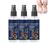 Spray Hydratant Pour Les Ongles, Spray Traitant Pour Les Ongles, RafraîChit Et Hydrate La Peau, SéRum Pour Les Pieds Et Les On/gles, Sp/ray Les Pieds Pour Talons FendilléS Et Peaux SèChes (3 PCS)