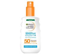 Garnier Ambre Solaire Spray SPF50+ Céramides Protège UVA/UVB Résistant à l'eau 150 ml