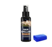 Spray Imperméabilisant Pour Tissu,100 ml Solution Hydrofuge,Avec Serviette Imperméable À L'Huile Spray Imperméabilisant Pour Camping - pour Chaussures Veste Tente Botte Meubles Vêtements Camping Car É