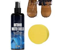 Spray imperméabilisant pour tissus - Protecteur anti-précipitations pour vêtements, chaussures et tente de camping | Spray transportable pluie pour tissus chaussures sneaker cuir magasin bottes | Pour