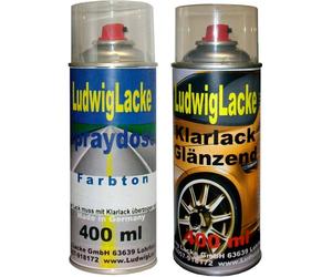 Spray laque * 2 Kit pour Mercedes Dunes Beige CODE COULEUR : 1791 modèles 2004-2007 métallique Spray Boîtes Louis Vernis Vernis Spray de laque en kit - Une base Spray 400 ml et une boîte Vernis transparent brillant 400 ml. Les deux Spray de laque Auto Boîtes contenant 1 K.