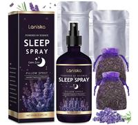 Spray Lavande 100ml, Spray pour coussin, avec Sachets de lavande, Brume d’Oreiller Naturelle, huile essentielle, Pour la détente, la relaxation, Air Ambiant
