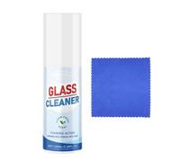 Spray Lave-vitres - Agent nettoyant moussant sans traces,100ml Nettoyant pour Vitres de Voiture - Pour Poussière, Saleté, Film, Maison, Salle de Bain, Porte de Douche, Miroir, Écran, Camion, Voiture,