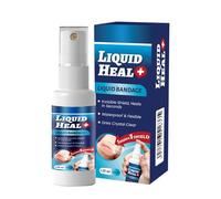 Spray liquide pour bandage - Flacon de 10 cm avec film transparent à séchage rapide de 2,9 cm de diamètre - Adhésif imperméable pour coupures, abrasions, brûlures, genoux, pieds