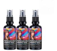 Spray lissant et lissant pour perruques, spray après-shampoing sans rinçage pour perruques, formule hydratante légère, anti-frisottis, formule non grasse pour un usage quotidien (3pcs)