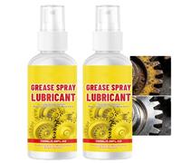Spray lubrifiant antirouille et dégrippant pour métaux, huile pénétrante à action rapide pour boulons, charnières et outils rouillés, lubrifiant multi-usages pour voitures, véhicules et (2pcs)
