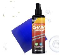 Spray lubrifiant pour chaîne - Réduction du bruit et de la friction | Spray de graisse pour chaîne de moto, 100 ml, pour camions, voitures, SUV, charnières, roulements, rails, jantes