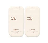 Spray Mains Désinfectant 30 ml - Coco Vanilla - Lot de 2 - Format Nomade - Sans Rinçage - Parfum Coco Vanille