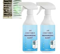 Spray ménager sans rinçage pour les évents d'aération des climatiseurs malodorants, nettoyant AC pour améliorer la qualité de l'air intérieur,nettoyant désodorisant pour (2 pièces)