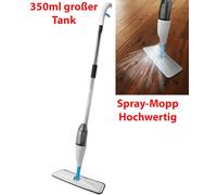 Spray-Mopp Lave-Sol 350ml Réservoir Serpillère Essuie à Pulvérisations