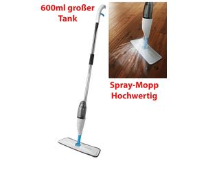 Spray-Mopp Lave-Sol 600ml Grand Réservoir Serpillère Essuie à Pulvérisations