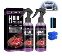 Spray Nano Anti Rayures, Spray Anti-Rayures - Verre Liquide, Spray Verre Liquide Carrosserie, Réparation des Rayures, Protection Longue Durée (2PCS)