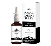 Spray Nasal À L'iode, Protection Quotidienne, 60 Ml, Brume Hydratante Pour Le Nez, Spray Nasal Propre, Formule Nourrissante, Pour Les Déplacements Quotidiens, La Maison, Le Bureau, Les Voyages, L'exté