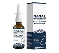 Spray Nasal D'iode, Absorption Rapide, 60 Ml, Spray Pour Sinus, Nettoyant Pour Soins Quotidiens, Compact Et Portable, Pour Les Femmes Qui Voyagent Après L'exercice, La Routine Matinale Au Coucher, La