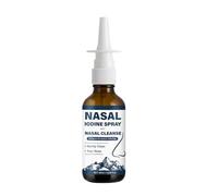 Spray Nasal Hydratant - 60 ml Nettoyant Hydratant | Vaporisateur de Rinçage Nasal - Pour les Femmes et les Hommes, pour le Voyage, Après l'Exercice, Routine Matinale, au Coucher, pendant les