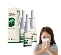 Spray nasal nettoyant et hydratant - Brume nasale pour l'hygiène quotidienne - Lotion nasale hydratante et à brume fine pour les voies respiratoires sèches, procure un confort optimal. (3 bouteilles)