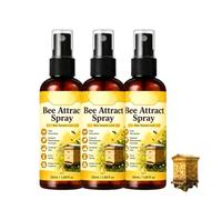 Spray Naturel pour Attirer Les Abeilles en Plein air, leurre pour essaim d'abeilles pour Attraper Les Ruches d'abeilles mellifères, Attractif Polyvalent pour Ruche, extrait de Plante Doux (3pcs)