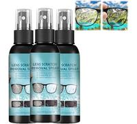 Spray nettoyant anti-rayures pour lunettes, liquide de réparation de lunettes, anti-rayures pour lunettes, outils de nettoyage pour verres et écrans (3)