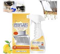 Spray nettoyant anti-salissures grasses, nettoyant moussant multifonctionnel et puissant pour la cuisine, pour four, cuisinière et cuisine