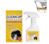 Spray nettoyant dégraissant puissant, nettoyant multi-usages pour la cuisine, adapté aux fours à micro-ondes, plaques de cuisson, casseroles, hottes et cuisinières.