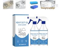 Spray nettoyant dégraissant tout usage pour cuisine, nettoyant multi-usages pour casseroles, plans de travail et fours (2PCS)