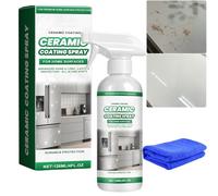 Spray nettoyant et lustrant pour carrelage en céramique, formulé pour les sols, les murs et la douche. Ce spray pour revêtement céramique repousse les taches et la saleté (1PCS)