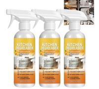 Spray nettoyant moussant dégraissant haute performance pour la cuisine, puissant détachant graisse et huile, pour hottes et plaques de cuisson, nettoyant multi-surfaces en acier inoxydable. (3PCS)