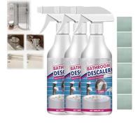 Spray Nettoyant Moussant DéTartrant Pour Salle De Bain, Nettoyant Multi-Usages En Spray Moussant Puissant, DéTachant Extra Fort Et Nettoyant Pour Toilettes, Nettoyage En Profondeur (3 PCS)