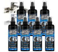 Spray nettoyant noir pour évier et pomme de douche, dissolvant de taches d'eau dure et de calcaire, détartrant de robinet mat, nettoyant pour salle de bain (7pcs)