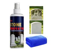 Spray Nettoyant Pierre Tombale,50 ml Détachant et Restaurateur d'Éclat,Spray Nettoyant Pour Pierre Tombale En Marbre | Pour les Familles, les Passionnés d'Histoire, le Cimetière, le Jardin et la