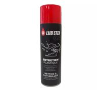 SPRAY NETTOYANT PLASTIQUE MOTO & SCOOTER LUB'STER • Qualité supérieure • Nettoie et fait briller • Lubrifie sans tacher • Protège de l’humidité • Tous types plastiques • Redonne l'éclat neuf • 400 mL