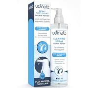 Spray Nettoyant Pour Appareils Auditifs Udinett 150ml Avec Brosse Intégrée Hygiénisant Pour Le Nettoyage Des Écouteurs et Oreillettes Bluetooth Formule Délicate Élimine Saleté Cérumen Effet Immédiat