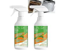 Spray nettoyant pour appareils de cuisine, dégraissant multi-surfaces pour friteuse à air et micro-ondes, nettoyant pour plaques de cuisson en acier inoxydable contre les taches alimentaires. (2PCS)