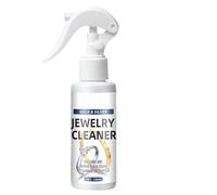 Spray nettoyant pour bijoux 120 ml, nettoyant doux pour argent avec protection anti-ternissement et effet polissant, nettoyage en douceur pour bijoux, pierres précieuses, bagues et chaînes à la maison