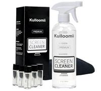 Spray nettoyant pour écran 2500 ml pour ordinateur, ordinateur portable, moniteur, téléphone, iPad, MacBook, électronique, LCD, OLED, flacon pulvérisateur + 5 solutions concentrées + chiffon en