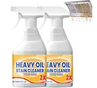 Spray nettoyant pour gril de four robuste et dégraissant de cuisine, dissolvant de graisse rapide, dégraissant de cuisine moussant puissant, (2PCS)