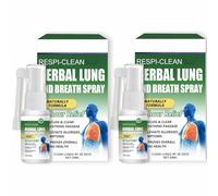 Spray Nettoyant pour Les Poumons, Poumons Nettoyage, Herbal Spray Cleansing Lung, Brume Nettoyante Pour Les Poumons À Base De Plantes, 2 x 30 ml