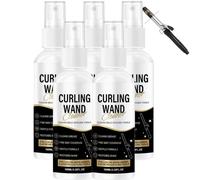 Spray nettoyant pour outils capillaires - bouteille de pulvérisation à brume fine continue soin des plaques de fer chaud, spray de soin pour outils chauffants (5PCS)