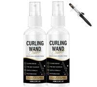Spray nettoyant pour outils capillaires - bouteille de pulvérisation à brume fine continue soin des plaques de fer chaud, spray de soin pour outils chauffants (2PCS)