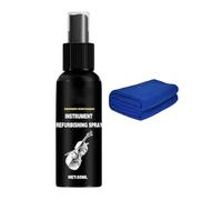 Spray nettoyant pour piano, nettoyant pour instruments de musique, agent d'entretien doux avec fonction de polissage, solution d'entretien protectrice, accessoire de piano avec conception sûre, utilis