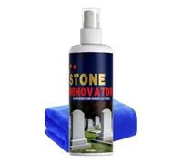 Spray Nettoyant Pour Pierres Tombales - Solution d'Entretien et d'Élimination des Taches | Nettoyant Monuments Funéraires,Pour les Familles, les Passionnés d'Histoire, le Cimetière, le Jardin et la Te