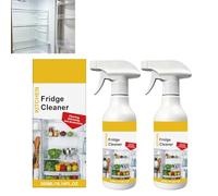 Spray nettoyant pour réfrigérateur, dégivrage rapide et dégivreur, multi-usages pour appareils électroménagers, graisses tenaces, saletés et résidus, brillance sans traces, réfrigérateur, four (2PCS)