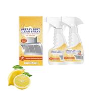 Spray nettoyant pour table de cuisson multi-surfaces - dégraissant robuste pour plaques de cuisson en vitrocéramique et à induction, nettoyant pour évier en acier inoxydable, 120ml (2 bouteilles)