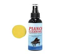 Spray nettoyant pour touches de piano - Vernis liquide doux, brume brillante, dissolvant d'empreintes digitales | Formule sûre de 100 ml avec fonction de séchage rapide, solution de nettoyage pour
