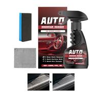 Spray nettoyant pour voiture, 120 ml | Détachant automatique avec éponge serviette | Pour intérieur en cuir, tapis, tapisserie, verre, tissu, garniture de camion, voiture, maison