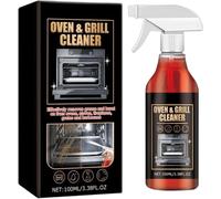 Spray nettoyant puissant pour four, nettoyant pour four et gril, nettoyant et lustrant pour acier inoxydable, détachant pour graisse, idéal pour barbecues, grilles et plaques de cuisson.
