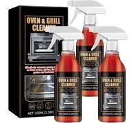 Spray nettoyant puissant pour fours et grils, nettoyant à action rapide, dégraissant de cuisine polyvalent pour barbecues et friteuses sans huile (air fryers)