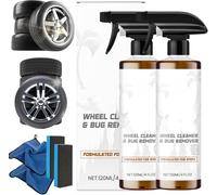 Spray nettoyant puissant pour jantes et pneus, mousse nettoyante tout-en-un pour pneus de voiture