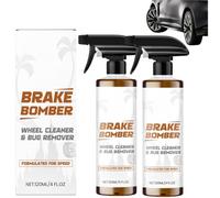 Spray nettoyant puissant pour jantes et pneus, nettoyant multi-usages pour jantes de voiture, adapté à tous les modèles.